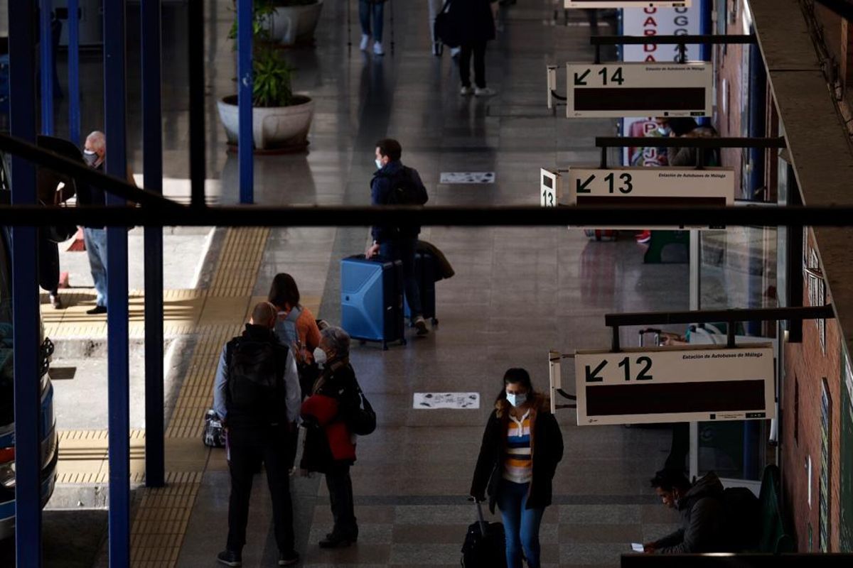 Estación de autobuses de Málaga.