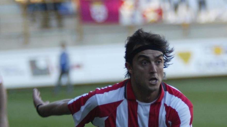 Villafañe, en su época con el Zamora CF.