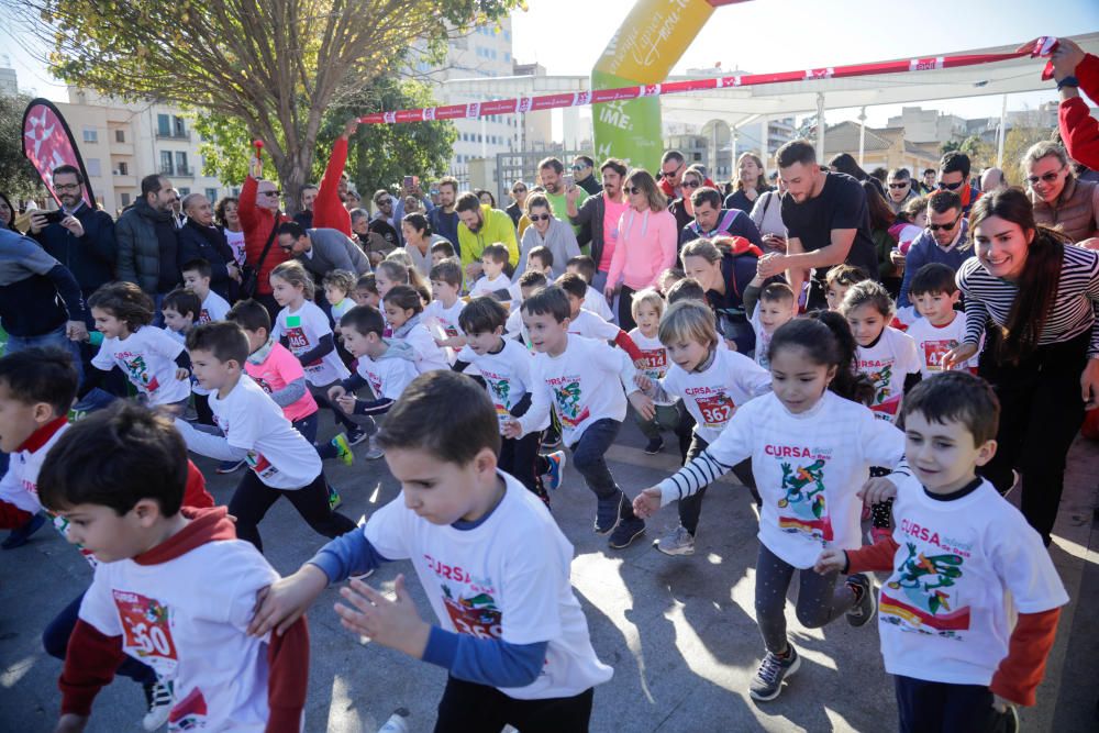 Mil niños y niñas participan en la carrera infantil de Reyes en Palma