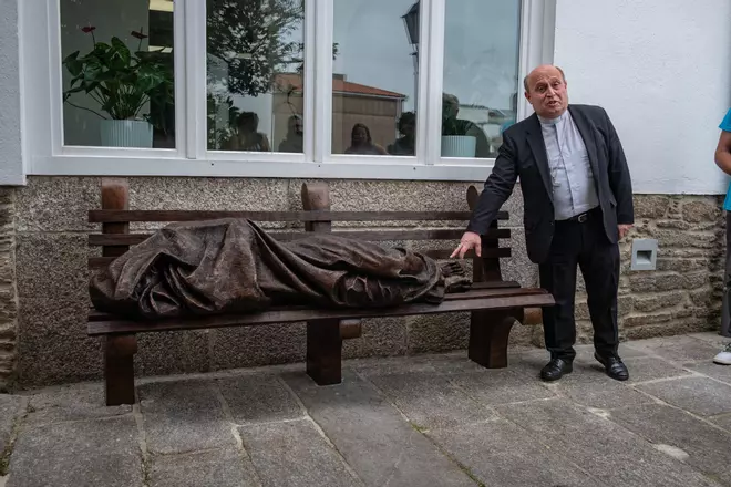 Jesucristo se hace ‘homeless’ en Santiago
