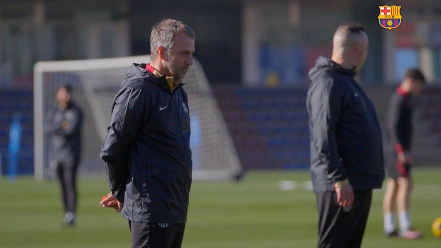 El Barça prepara el partido contra el Valencia