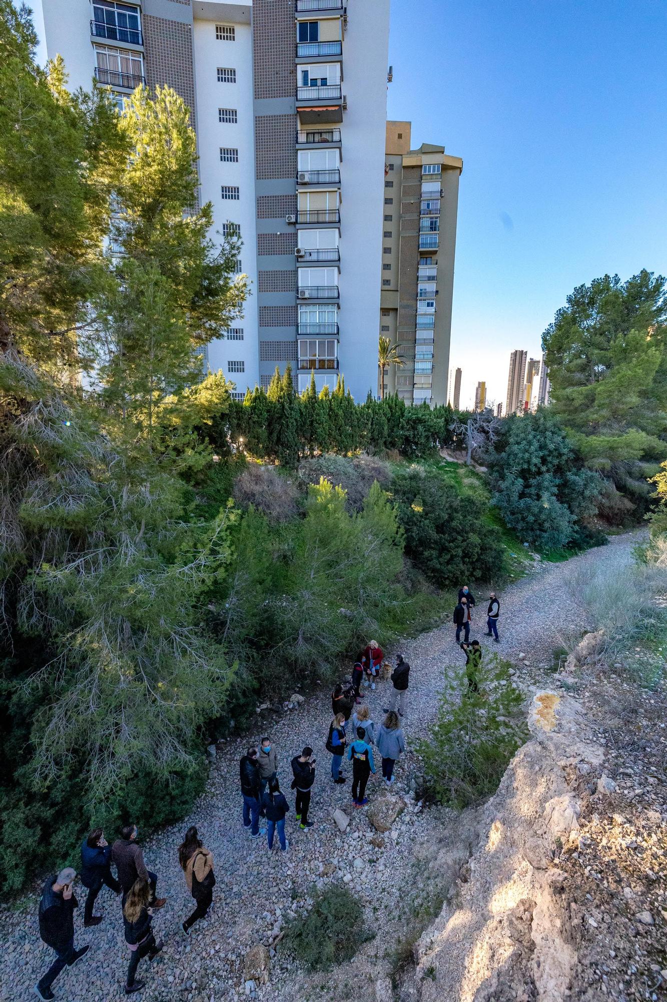 Un "litoral verde" que permita recorrer Benidorm de Levante a Poniente a través de una zona natural