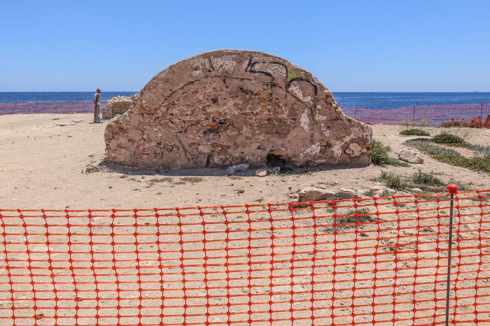 Una promotora asume el coste de la excavación arqueológica y proyecto museográfico del cuartel de carabineros y refugio subterráneo de la Guerra Civil en Punta Prima