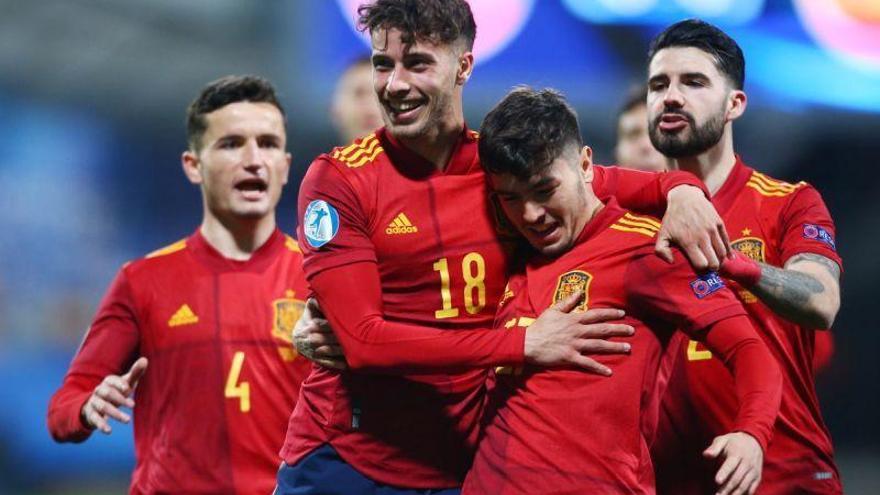 Triunfo de España en su debut en el Europeo sub-21