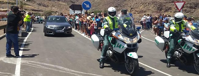 Inauguración de la primera fase de la carretera de La Aldea