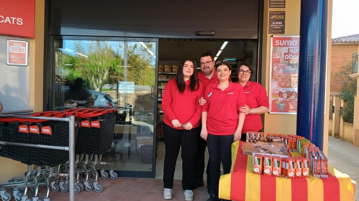 Equipo Suma del nuevo establecimiento en el Bruc