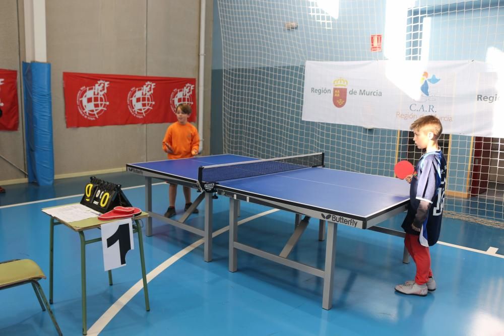 Final de tenis de mesa de Deporte en Edad Escolar