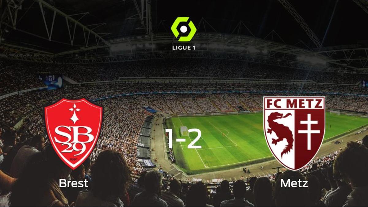 El FC Metz logra una ajustada victoria ante el Brest (1-2)