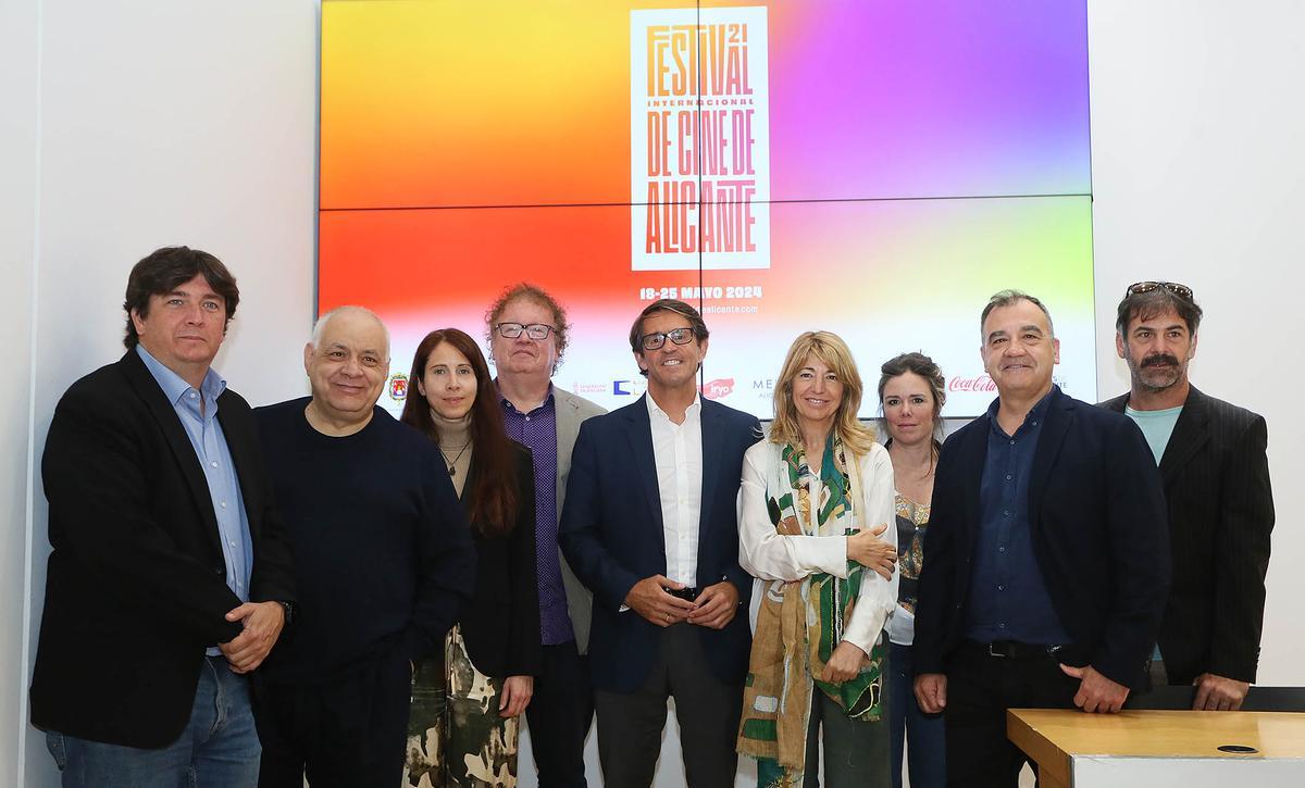 Miembros de los jurados del festival de Cine de Alicante