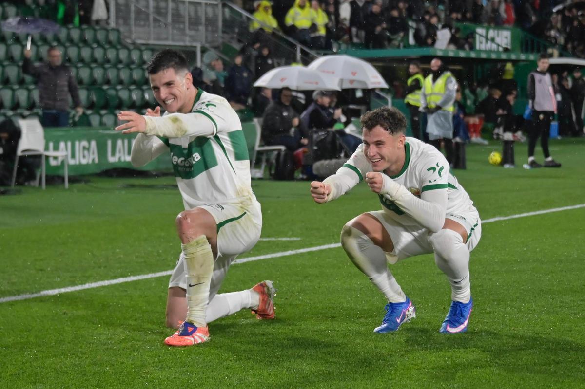 Elche CF - Rayo Vallecano: el último partido del 2025 de los franjiverdes, en imágenes