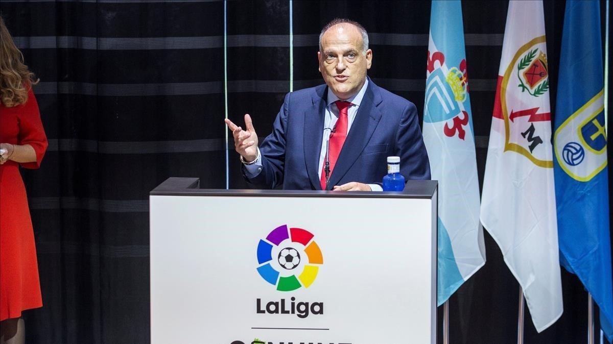 aguasch45629931 graf8566 madrid 17 10  2018   el presidente de la liga  javi181030132627