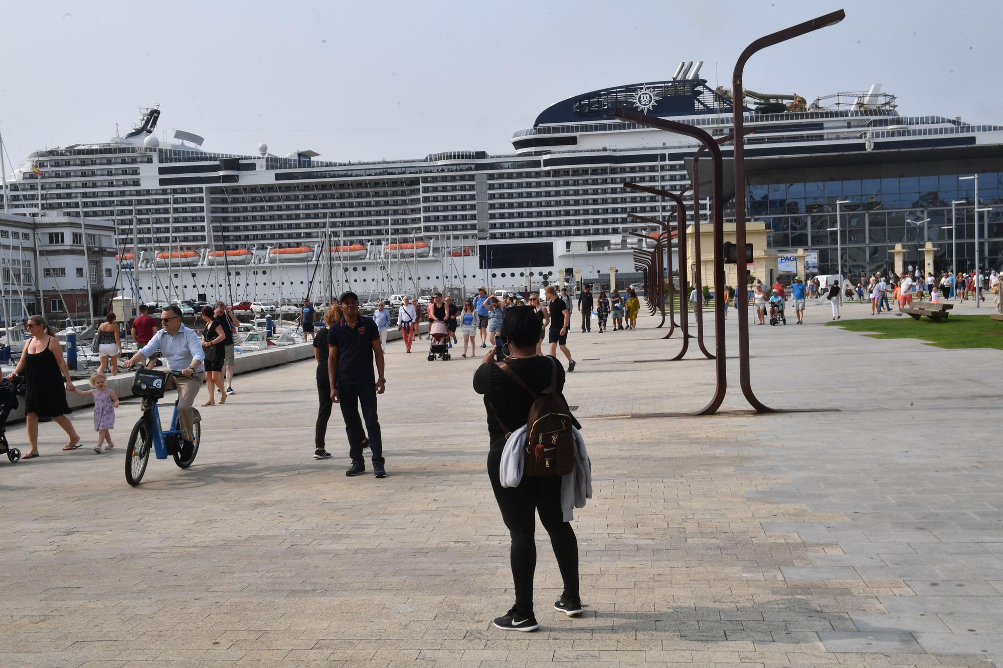 Cruceros de récord en A Coruña