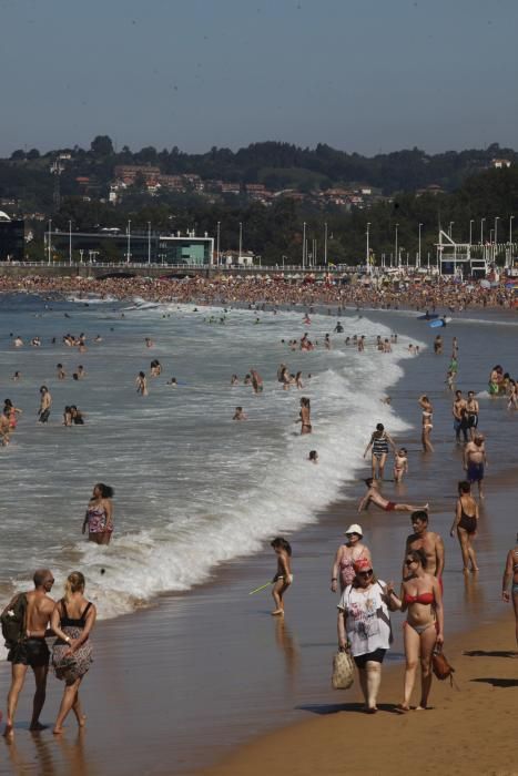 Buen tiempo en Gijón