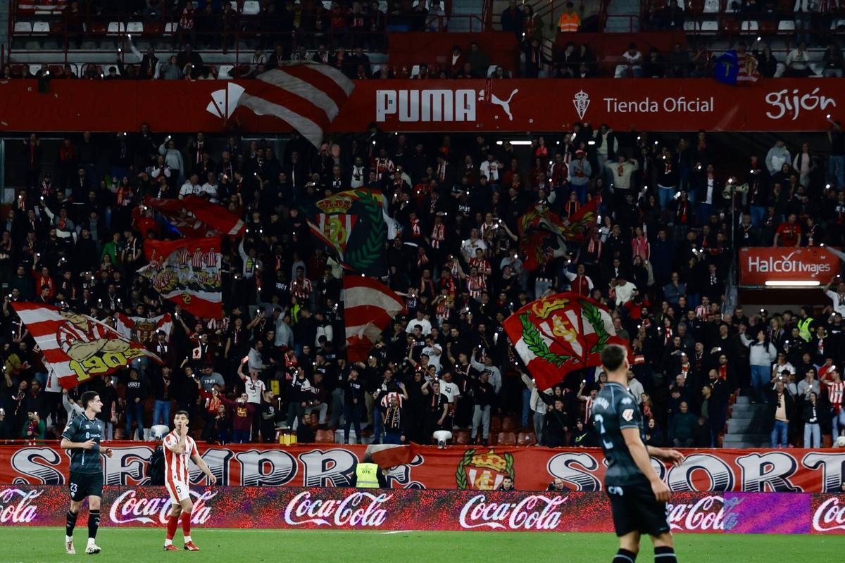 Partido del Sporting ante el Castellón