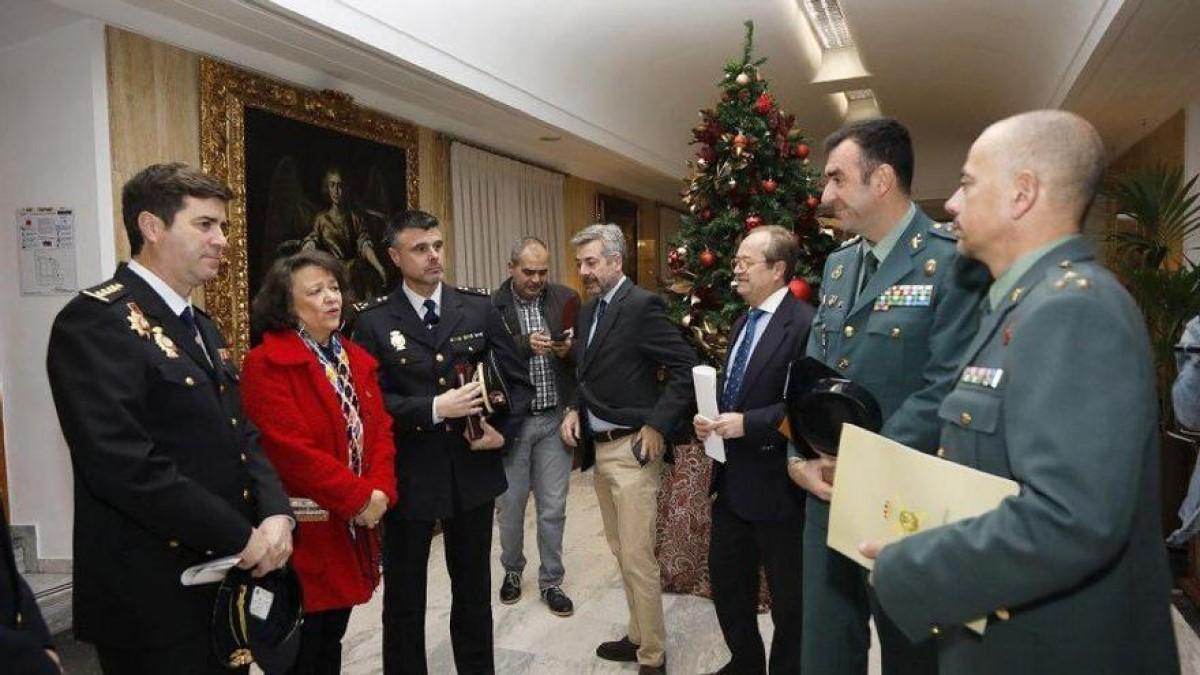 Reunión de la junta local de seguridad.