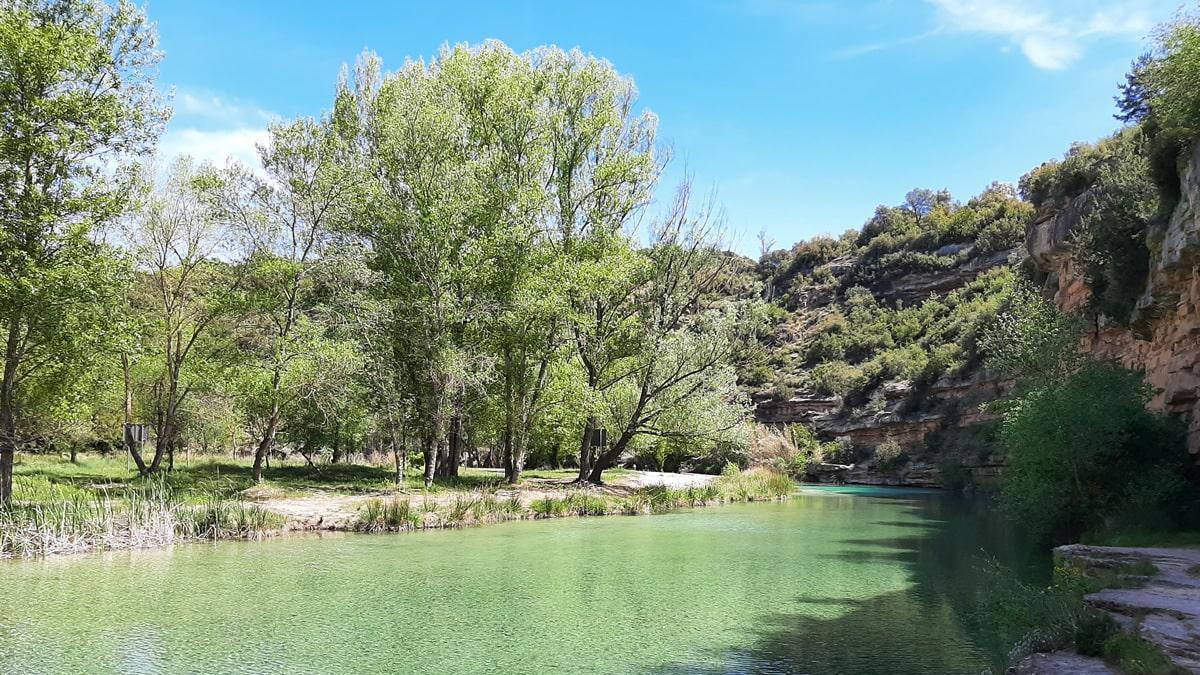El entorno del salto de Bierge, en la comarca del Somontano de Barbastro.