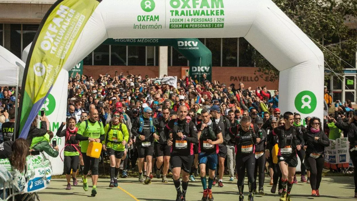 La Oxfam Interm車n Trailwalker, en lucha contra las desigualdades que genera la pobreza y el cambio clim芍tico