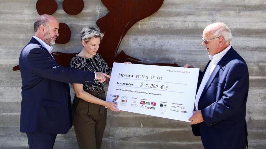 El Concurso de Tapas dona 4.000 euros de sus beneficios a Believe in Art