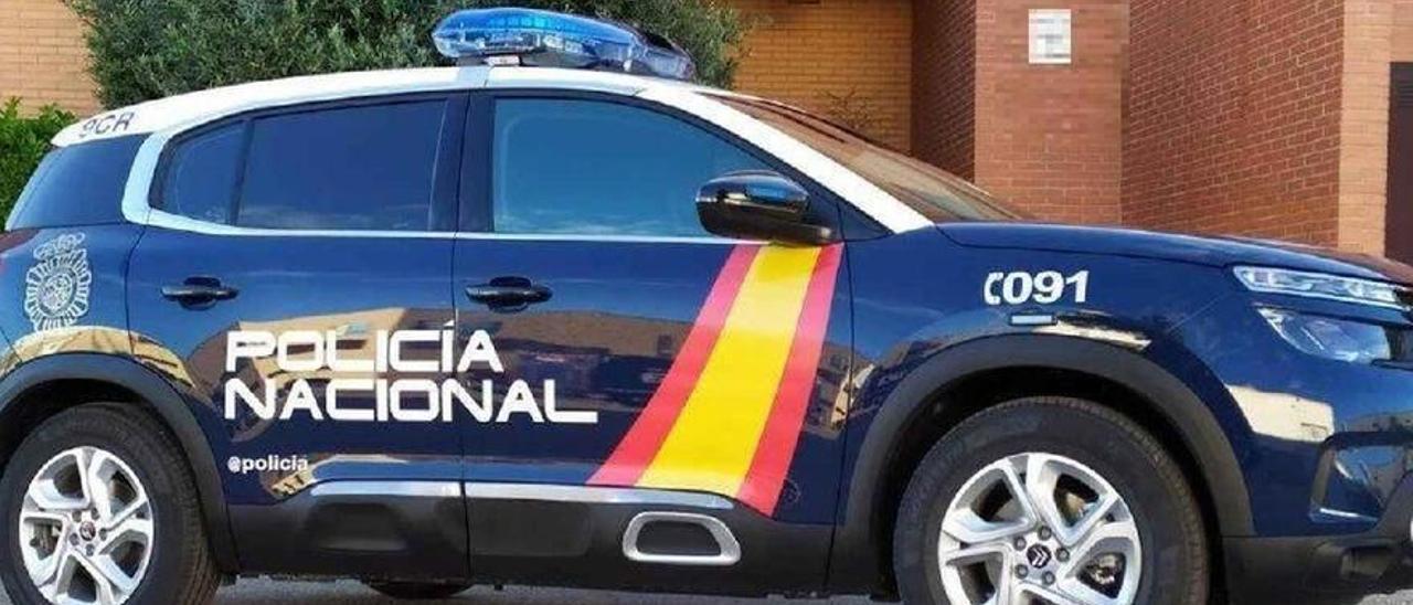 Un coche de la Policía Nacional