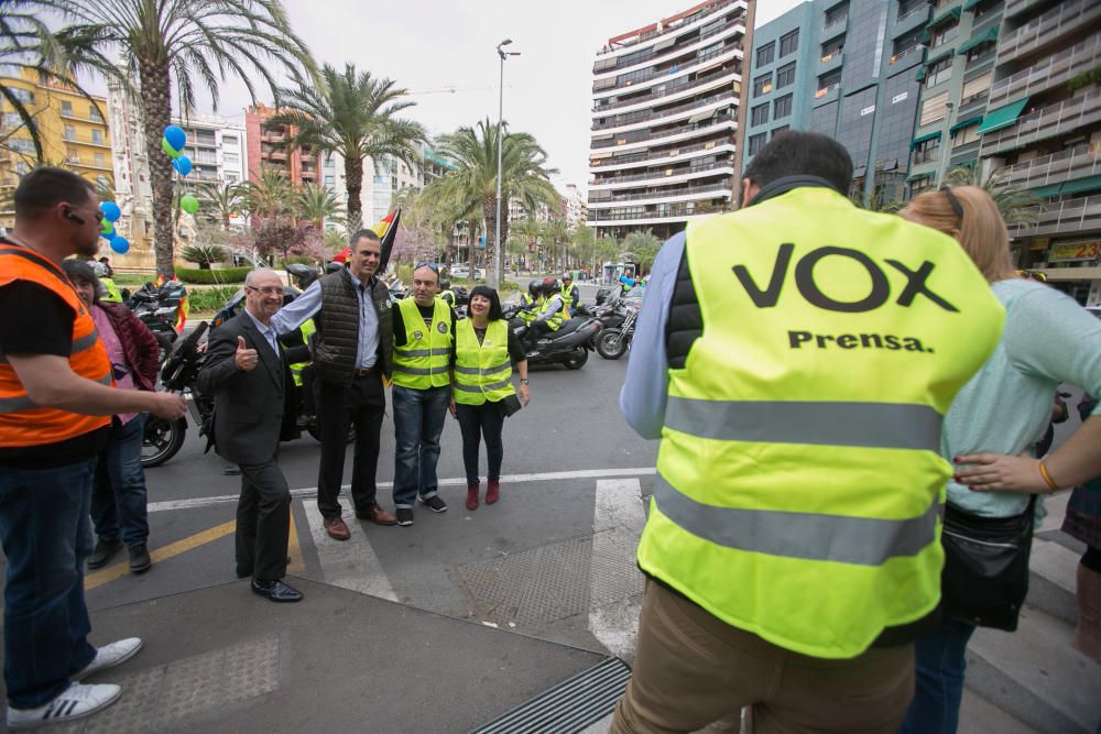 Manifestación por la equiparación salarial convocada por la asociación de policí­as Jusapol en Luceros