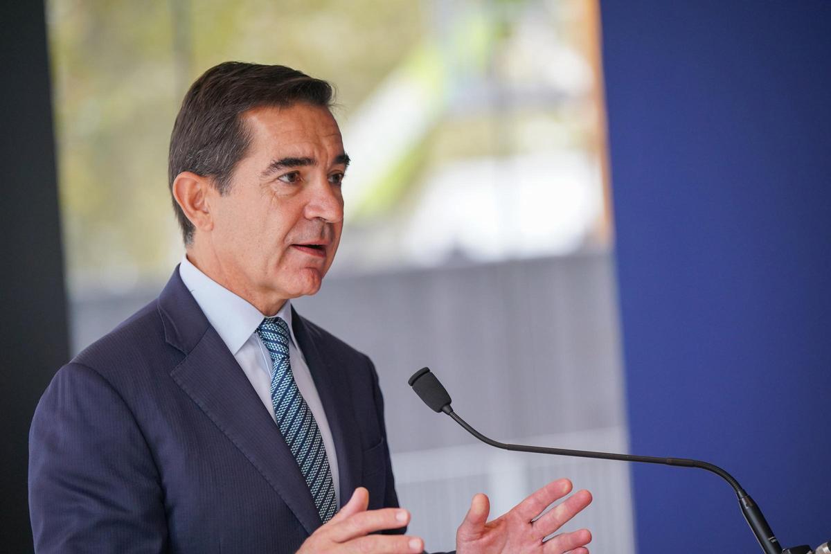 Archivo - El presidente del BBVA, Carlos Torres Vila, a 12 de septiembre de 2025, en Bilbao, Vizcaya, País Vasco (España).
