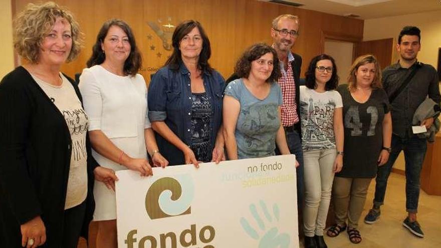 La nueva ejecutiva del Fondo Galego de Cooperación e Solidariedade.