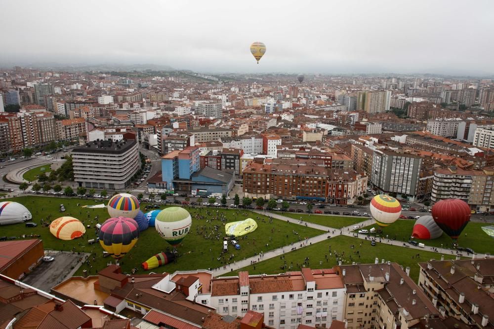 Gijón desde un dirigible