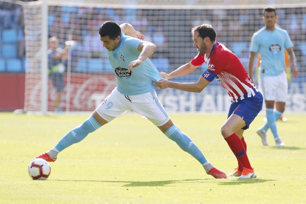 Intensidad a flor de piel en el duelo entre celestes y rojiblancos en el estadio de Balaídos.