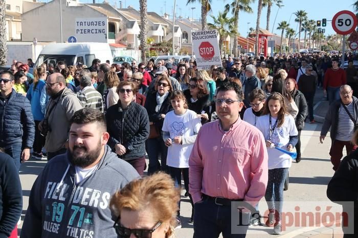 Los Alcázares se echa a la calle para exigir soluciones a las inundaciones