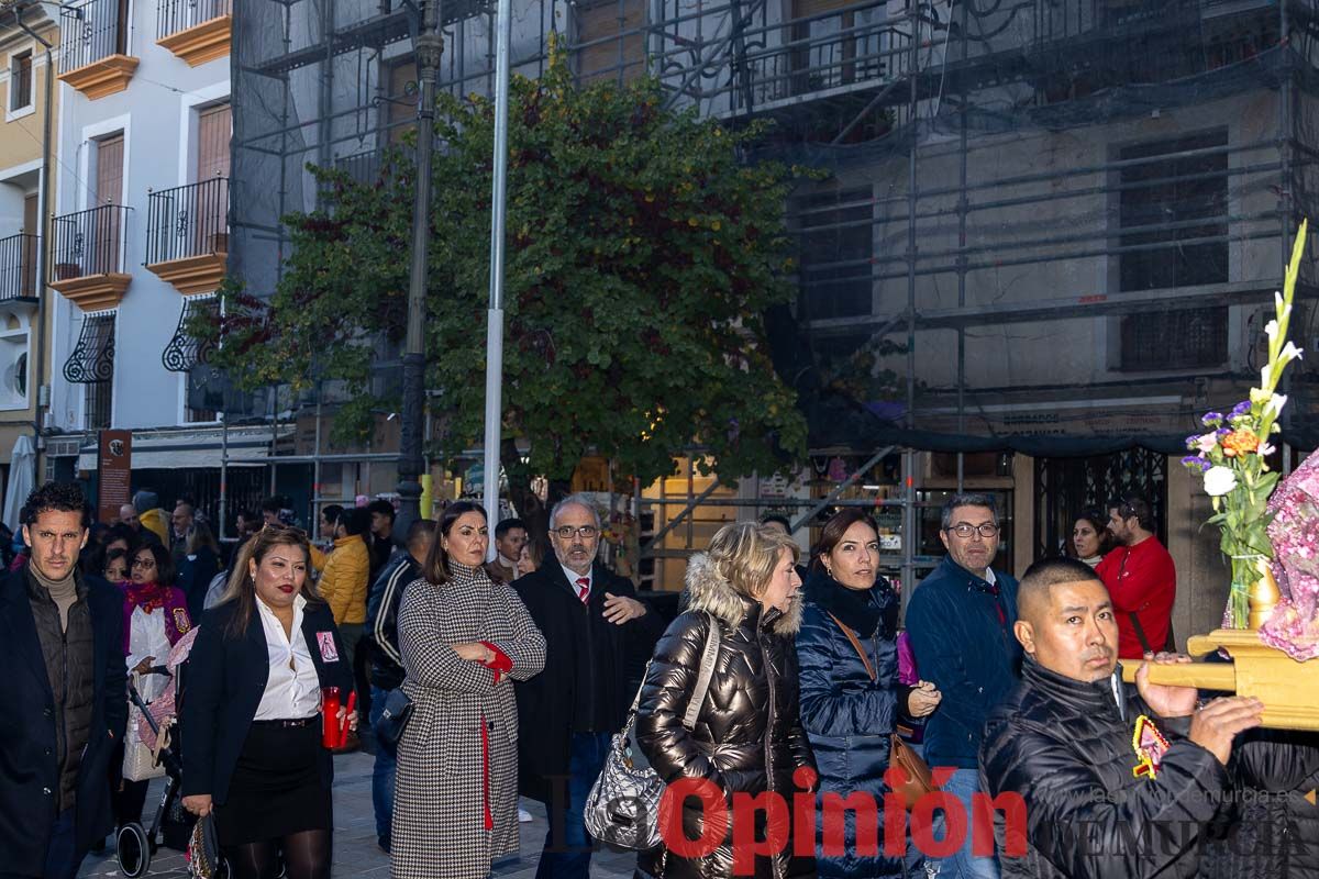 La comunidad ecuatoriana en Caravaca celebra la Virgen de ‘El Quinche’