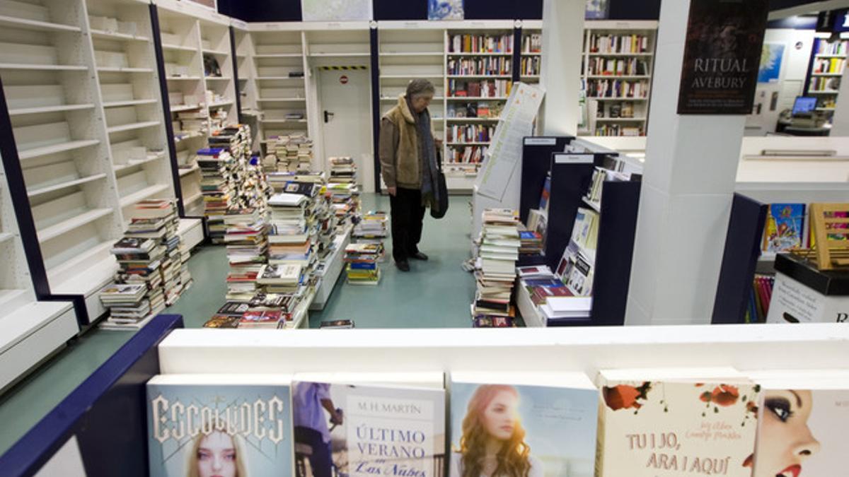 La librería Catalònia, el pasado día 7.