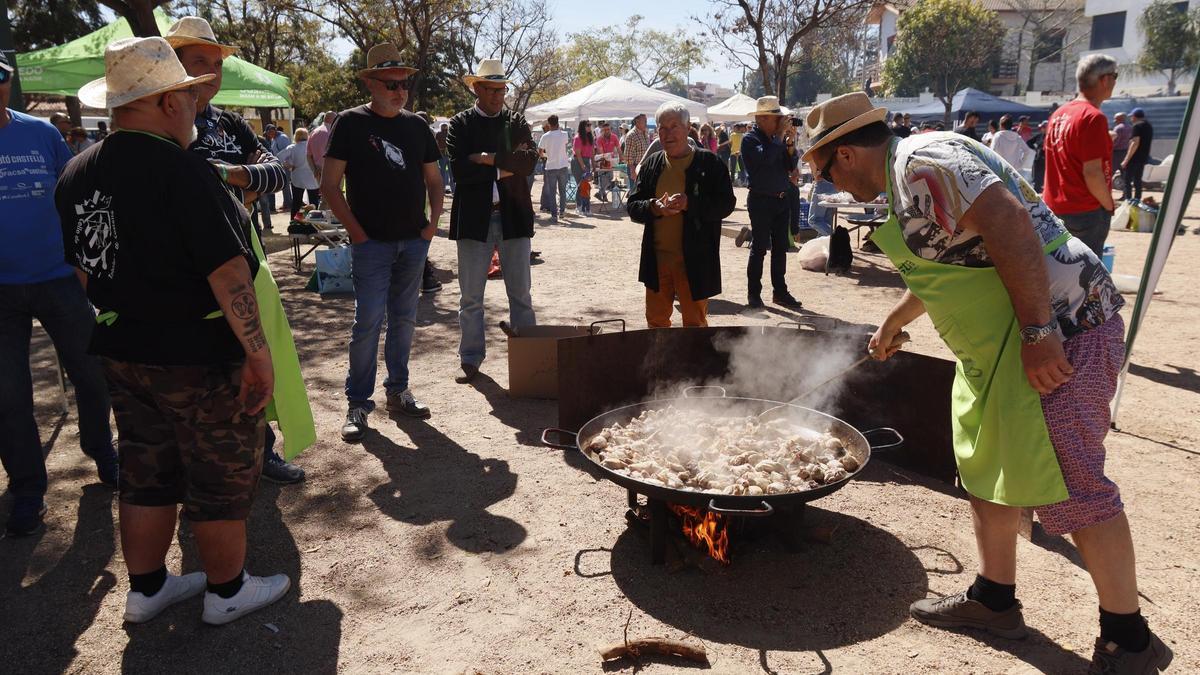 Imagen de archivo del concurso de paellas de la colla del Rei Barbut de Castelló.