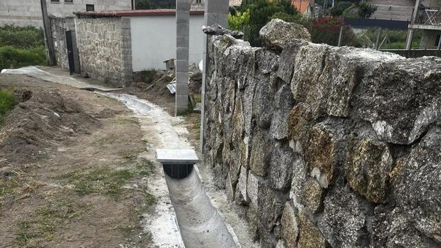 Una de las nuevas canalizaciones abiertas. | FDV