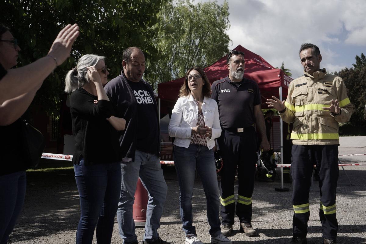 Simulacre dels Bombers i protecció Civil d'un incendi de gran abast al sud del Solsonès
