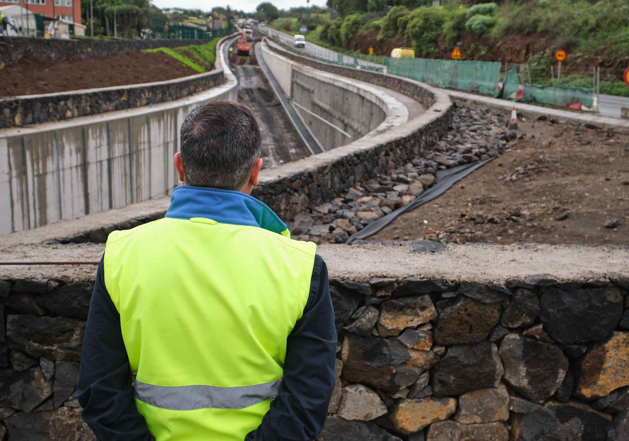 Obras de la pasarela del Padre Anchieta