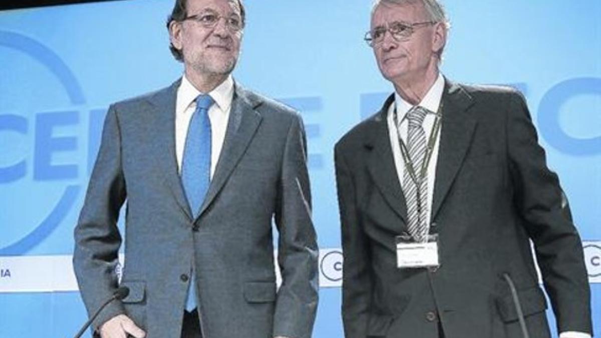 Mariano Rajoy y Antón Costas, en las jornadas del Cercle d'Economia celebradas en Sitges.
