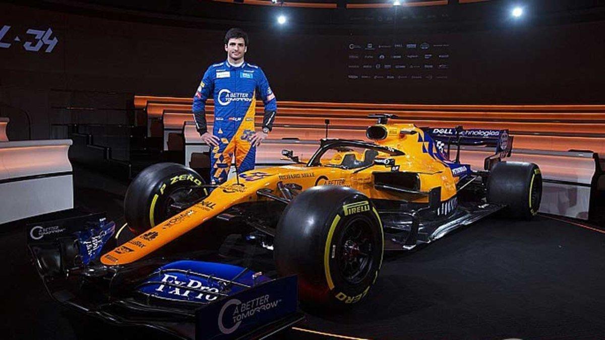 Carlos Sainz, en su estreno oficial con McLaren