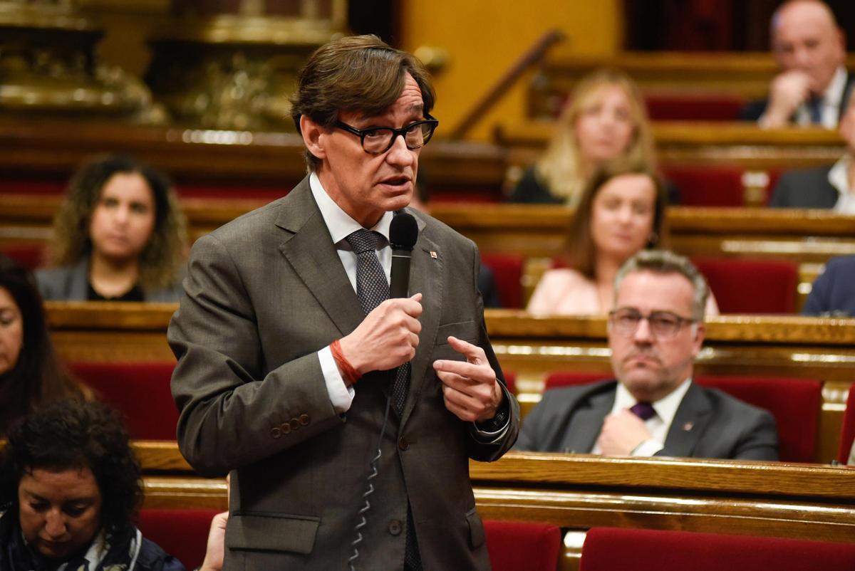 El presidente de la Generalitat de Cataluña, Salvador Illa.