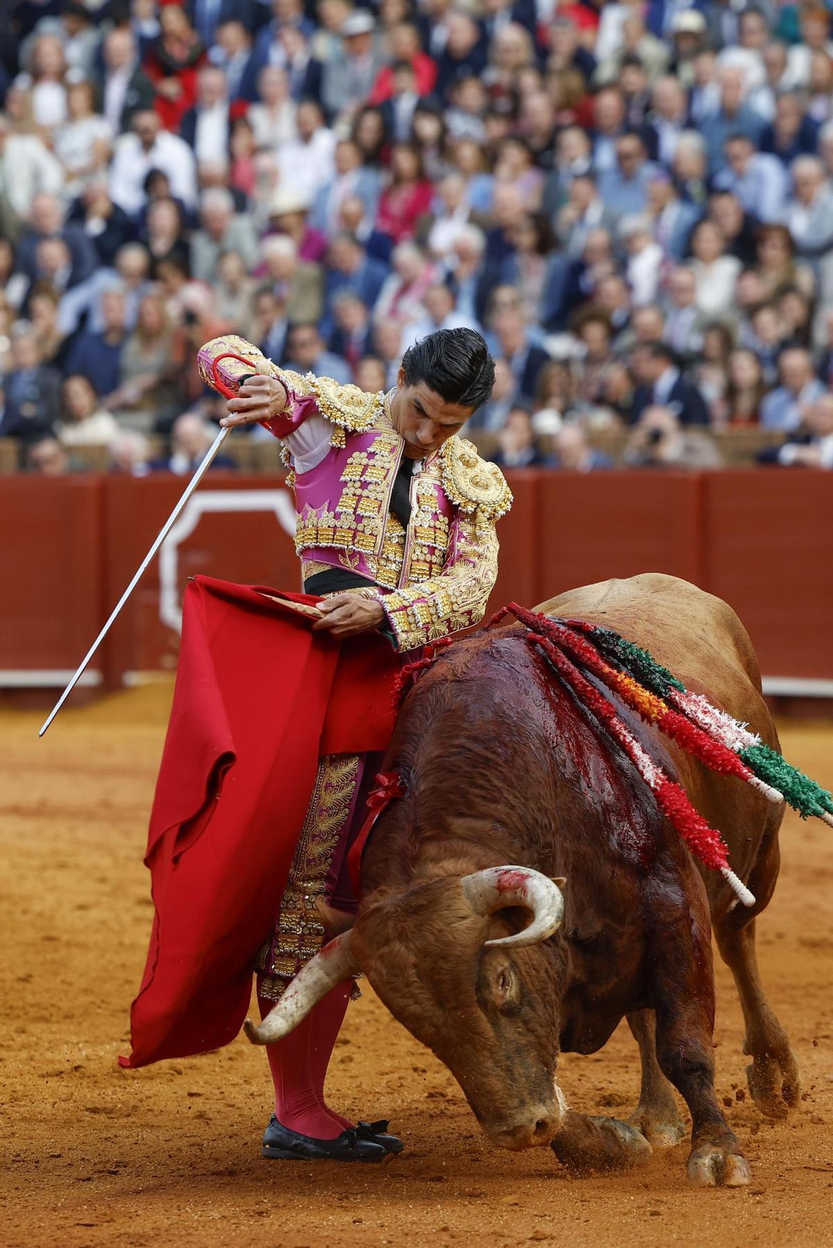 Pablo Aguado, en un remate por abajo que eran pura filigrana