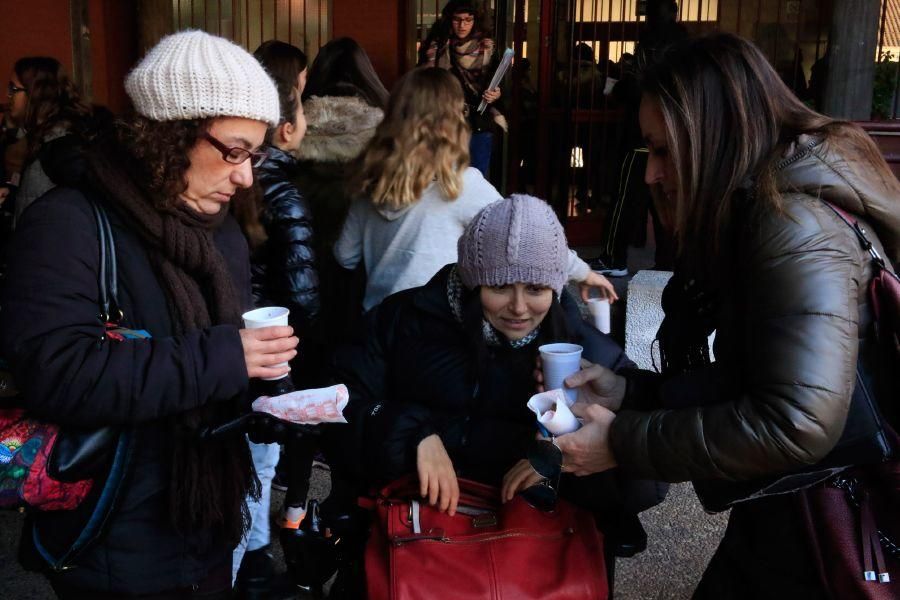 Chocolatada solidaria de alumnos de La Vaguada