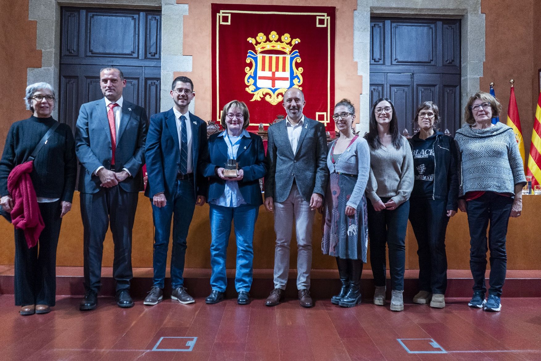 Montse Margarit rep el Bages de Cultura reivindicant la tasca "invisibilitzada" de les dones