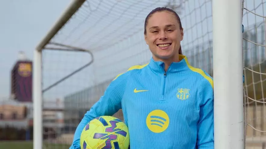 Ewa Pajor: "Nunca había jugado así antes; el estilo del Barça es diferente, especial"
