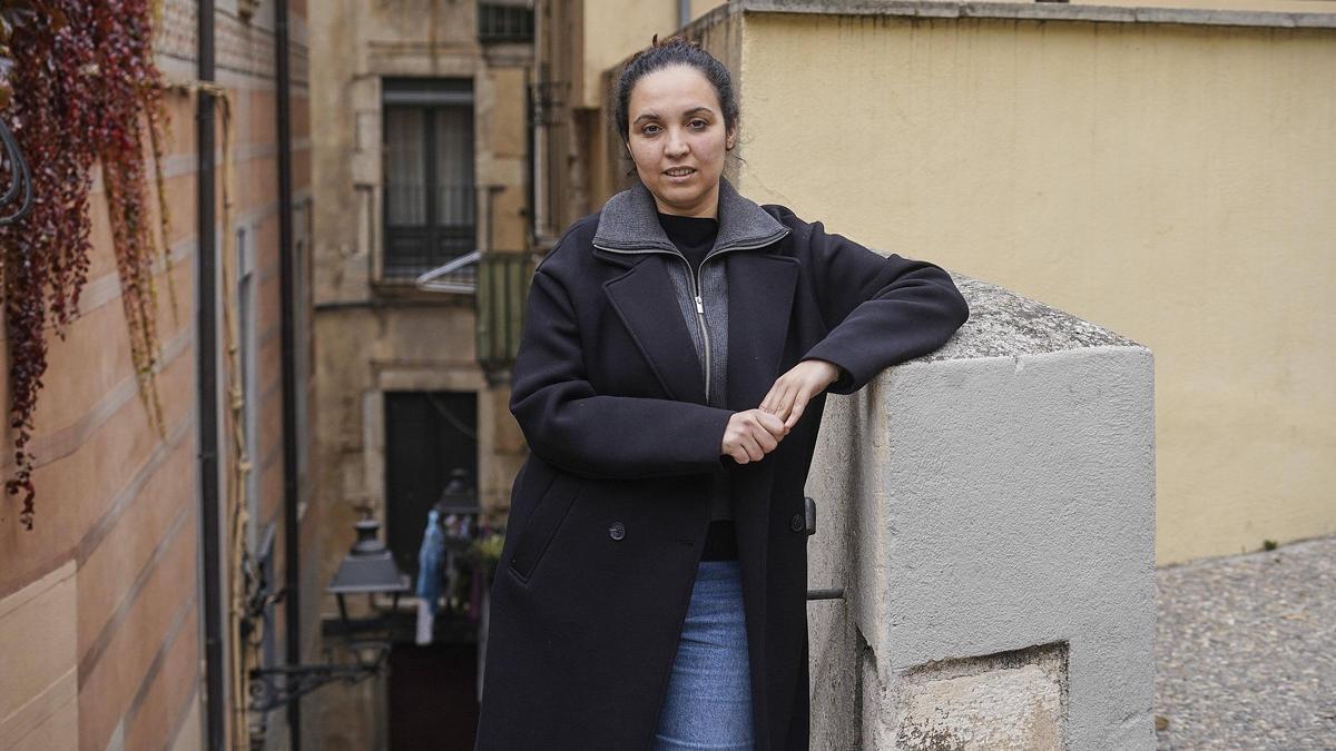 Hassana Aharoud, aquesta setmana a Girona.