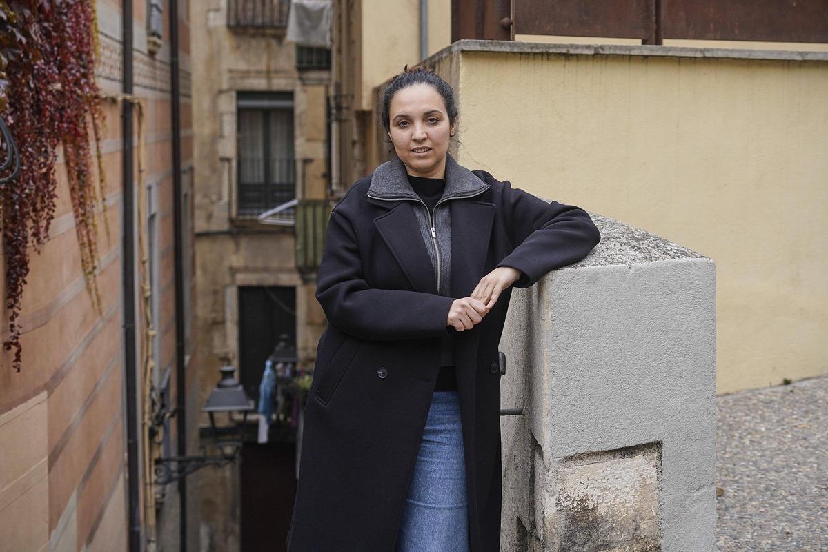 Hassana Aharoud, aquesta setmana a Girona.