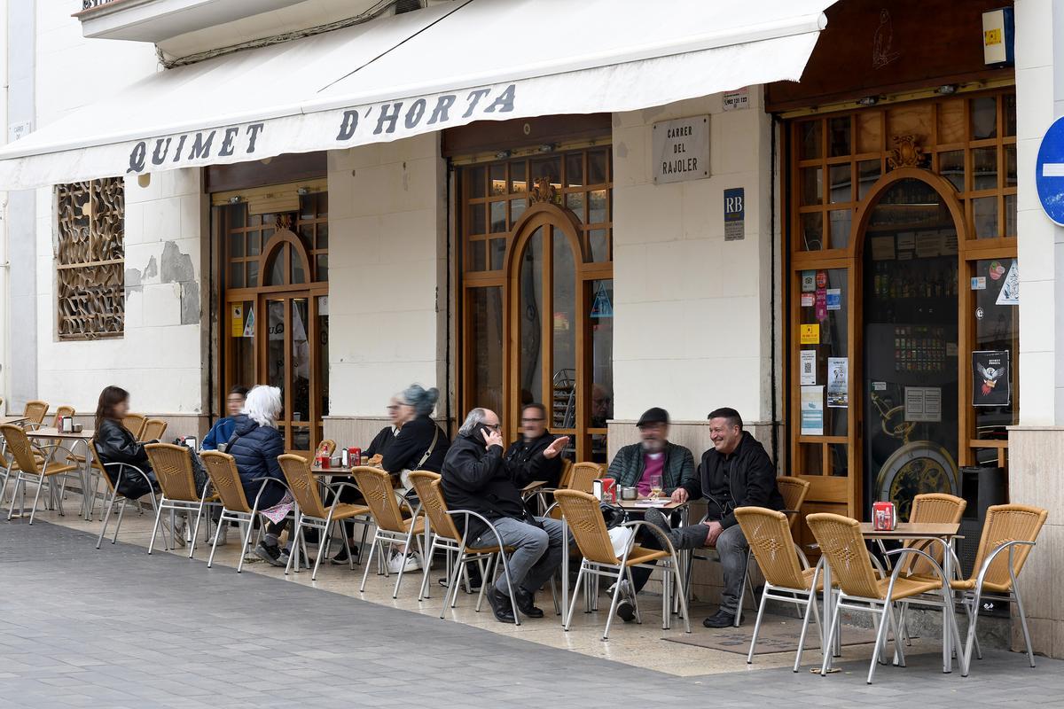 Terraza del Quimet d'Horta.