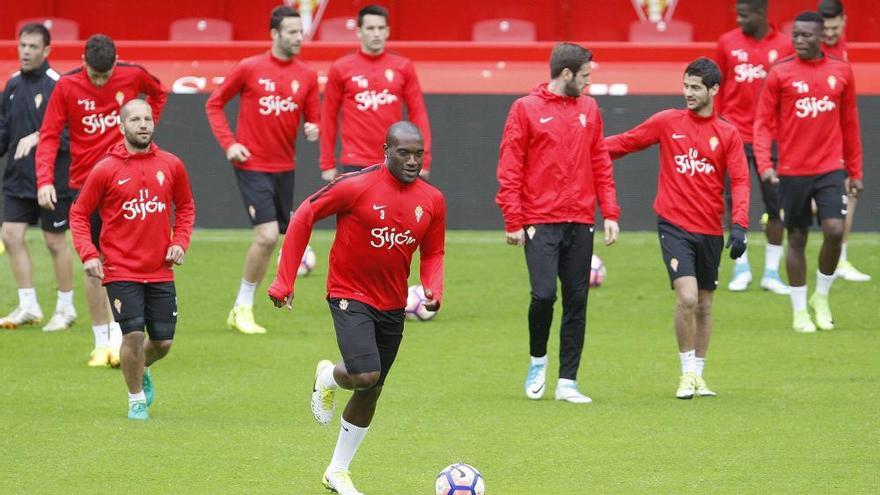 Entrenamiento del Sporting