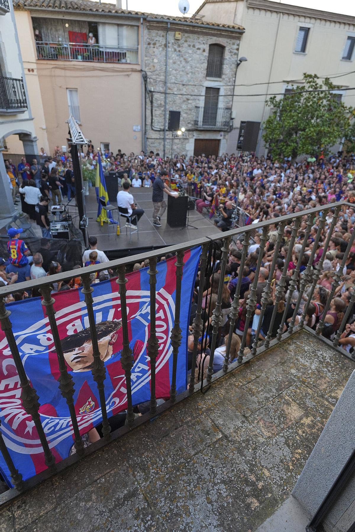vILABLAREIX Plaça del Perelló Recepció institucional de l'Ajuntament de Vilablareix a Pau Cubarsí