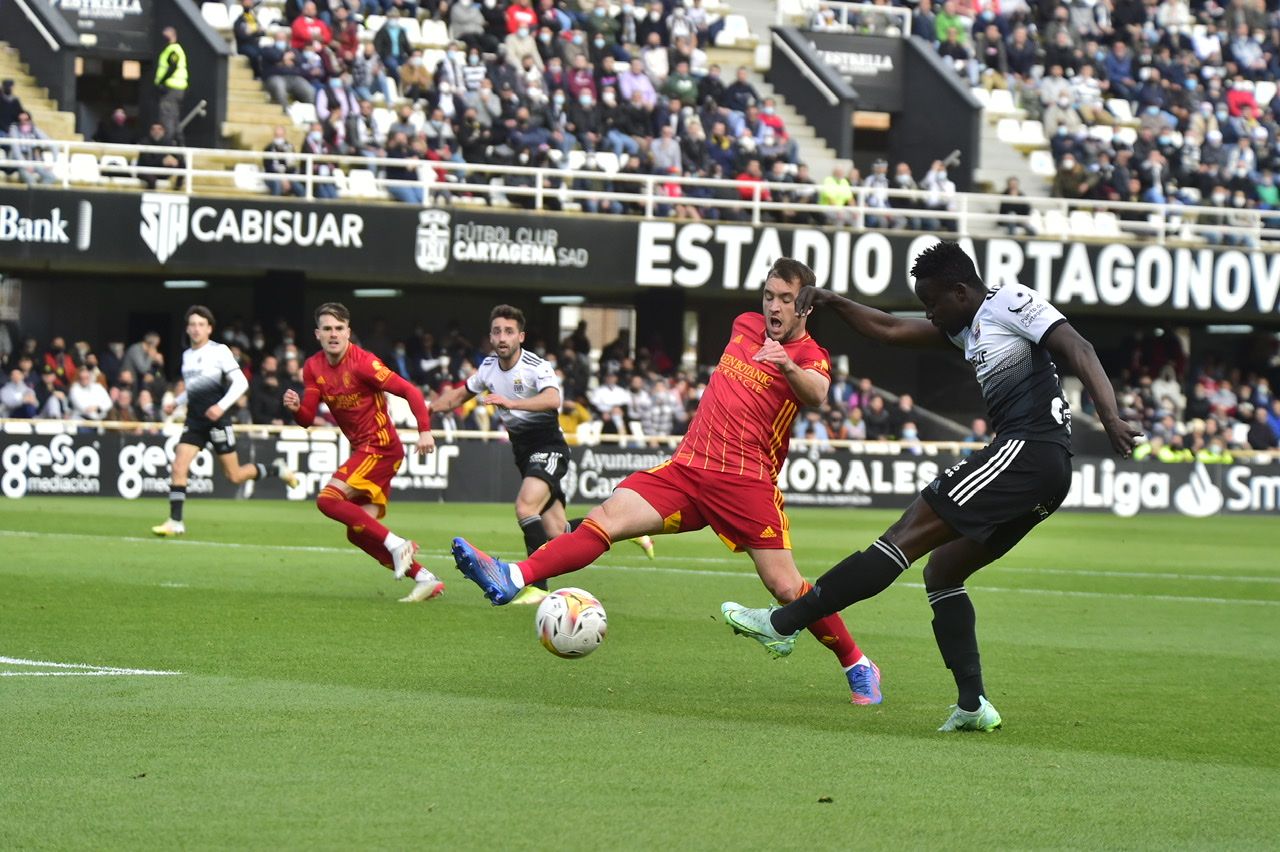 Así ha sido el partido del FC Cartagena contra el Zaragoza