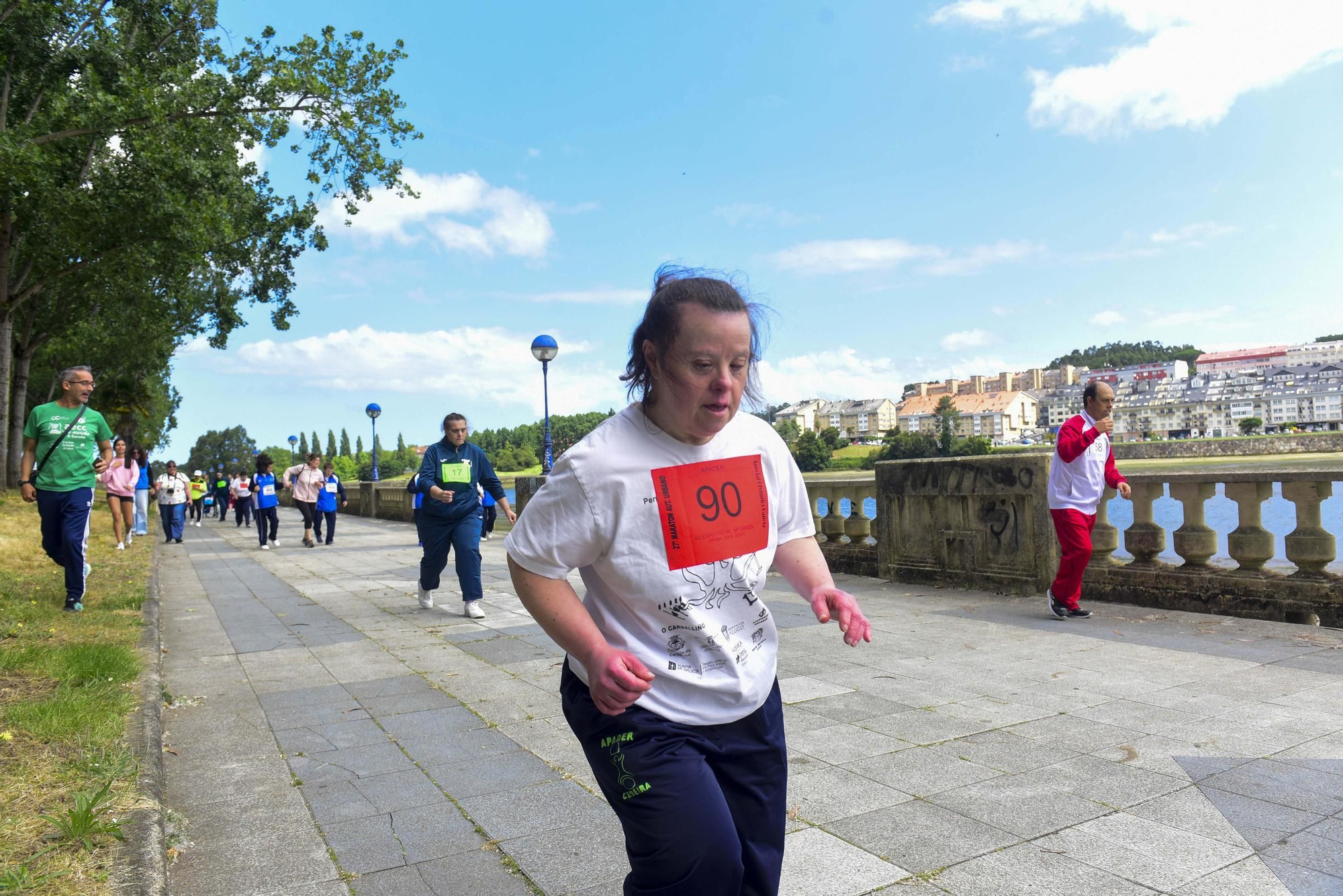 Más de 100 deportistas participan en el maratón urbano Special Olympics en O Burgo