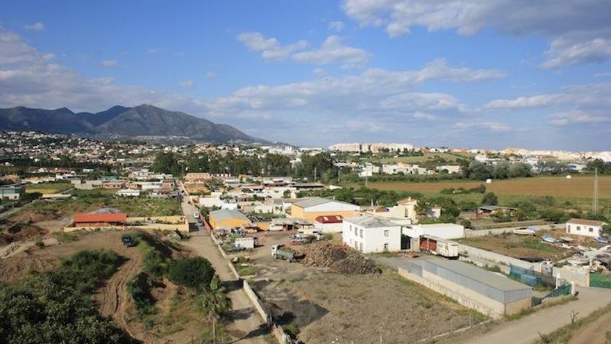 Imagen de viviendas irregulares en Mijas.